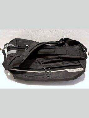 EUC VICTORINOX Swiss Army BLACK CARRY-ON DUFFLE BAG 22" x 13" x 9"